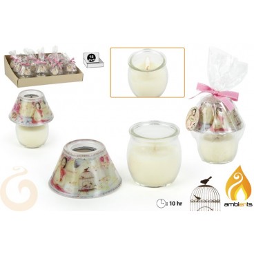 PORTE-BOUGIE CHINA GIRL - DISPLAY 12 ( 24 PIECES)