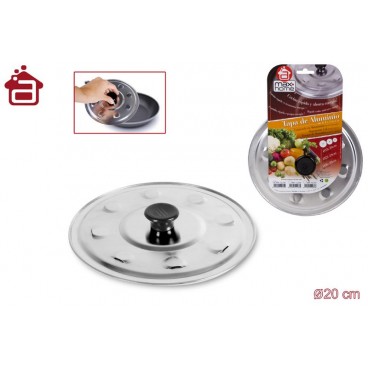 COUVERCLE ALUMINIUM MULTI-USAGE D20 CM ( 48 PIECES)