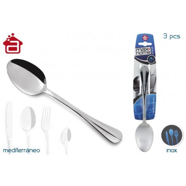PACK 3 CUILLÈRES TABLE - MÉDITÉRRANÉE ( 24 PIECES)