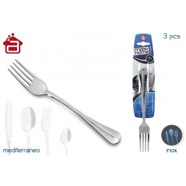 PACK 3 FOURCHETTES TABLE - MÉDITÉRRANÉE ( 24 PIECES)