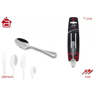 PACK 4 CUILLÈRES MOKA - PREMIUM - SEVILLA ( 24 PIECES)