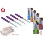 BLISTER 4 COUTEAUX VIANDE - 6 ASS ( 24 PIECES)