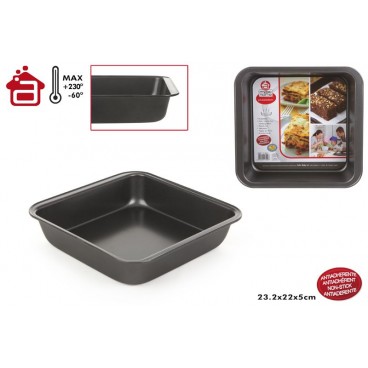 MOULE PATISSERIE BASIC 23.2X22X5CM - ÉPAISSEUR 0.4MM ( 24 PIECES)