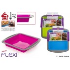 MOULE RECTANG. SILICONE ANNEAU MÉTAL 27.5X24.5X4CM - ÉP.0.6M ( 6 PIECES)