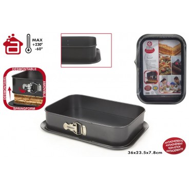 MOULE RECTANG. BASIC 36X23.5X7.8CM - ÉPAIS. 0.5MM - AMOVIBLE ( 6 PIECES)
