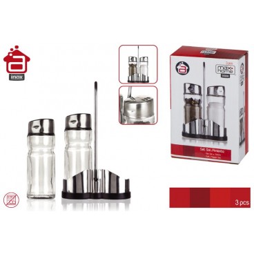 SERVICE SEL ET POINVRE - ACIER INOX ( 24 PIECES)