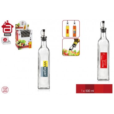 BOUTEILLE SERVICE HUILE/VINAIGRE 500 ML - DISPLAY 12 ( 24 PIECES)