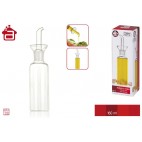 BOUTEILLE SERVICE HUILE CRISTAL 4,5 X 4,5 X 15,5 CM ( 12 PIECES)