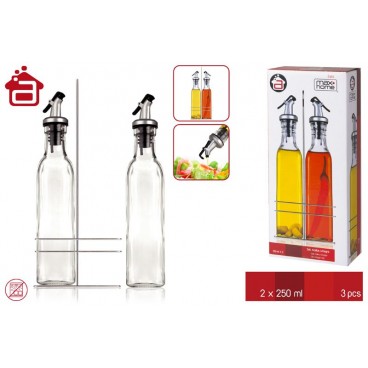 SERVICE HUILE ET VINAIGRE 250 ML. ( 12 PIECES)