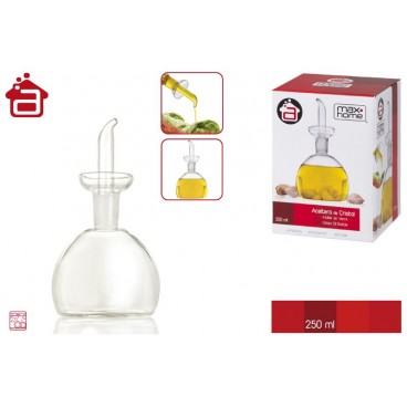 BOUTEILLE SERVICE HUILE VERRE BOULE 8,2 X 11 CM ( 12 PIECES)