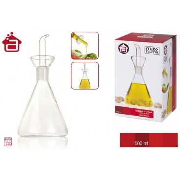BOUTEILLE SERVICE HUILE VERRE 500 ML ( 6 PIECES)