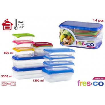 SET 14 BOÎTES ALIMENTAIRES FRESCO 6X800 /6X1300 /2X3300 ML ( 8 PIECES)