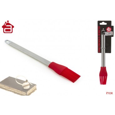 PINCEAU SILICONE MANCHE ACIER INOX ( 48 PIECES)