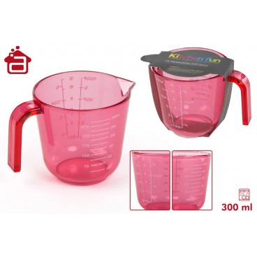 CARAFE MESURE 300 ML PS ( 24 PIECES)