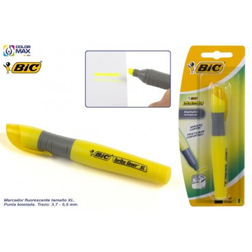 891399 - SURLIGNEUR BIC BRITE LINER XL - BLISTER 1 JAUNE ( 10 PIECES)