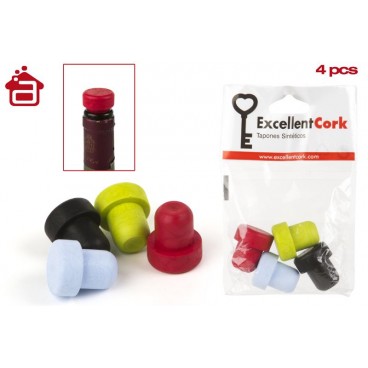 PACK 4 BOUCHONS SYNTHÉTIQUES T - COULEURS ( 96 PIECES)