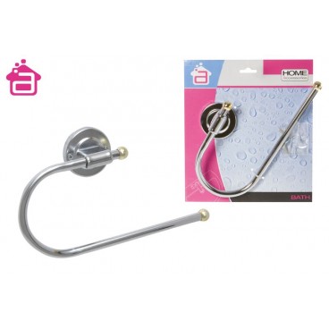 PORTE SERVIETTE METAL COURBE-CHROME ( 12 PIECES)