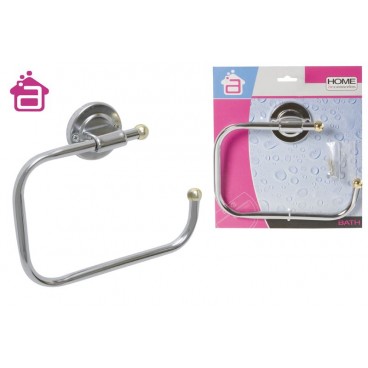 PORTE SERVIETTE METAL RECT.-CHROME ( 12 PIECES)