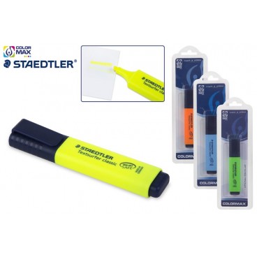 BLISTER MARQUEUR STAEDTLER TEXTSURFER FLUOR - 4 ASS ( 24 PIECES)