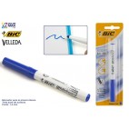 875577 - MARQUEUR BIC VELLEDA 1741 - BLISTER 1 BLEU ( 25 PIECES)