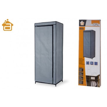 ARMOIRE EN TOILE 57X150X45 CM - GRIS ( 4 PIECES)