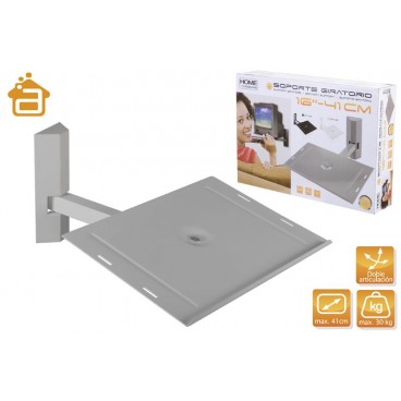 SUPPORT TV GIRATOIR -METAL- GRIS ( 6 PIECES)