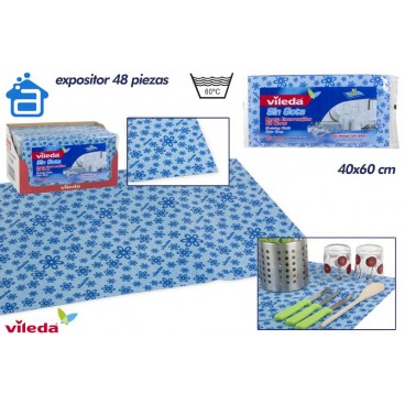 132368- LAVETTE ÉGOUTE VAISSELLE 40X60 CM - VILEDA ( 30 PIECES)