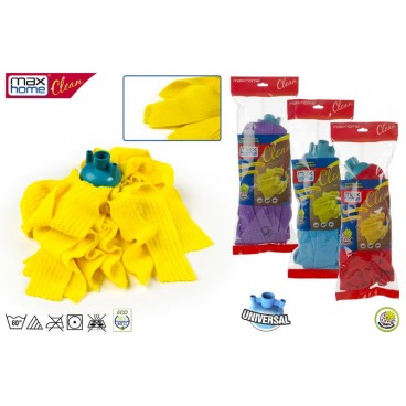 RECHANGE DÉPOUSSIERANT MICROFIBRE 150GSM BANDES 4 ASS ( 24 PIECES)