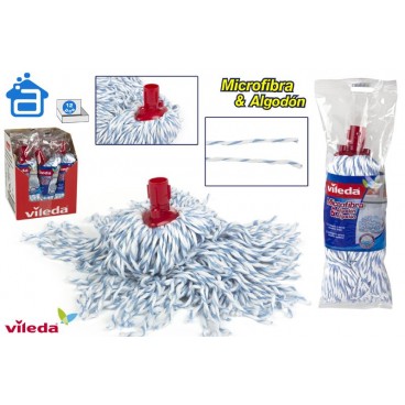 121860 - BALAIS À FRANGES MICROFIBRE - VILEDA ( 12 PIECES)