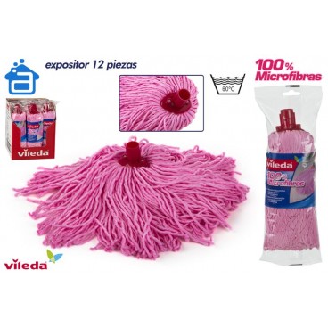 138619 - BALAIS À FRANGES 100% MICROFIBRES - VILEDA ( 12 PIECES)