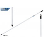 MANCHE À BALAIS PLASTIFIÉ BLANC 140 CM LISSE - MAX HOME ( 12 PIECES)