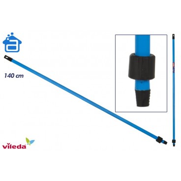 112141 - MANCHE UNIVERSEL 140 CM AVEC ADAPTATEUR - VILEDA ( 24 PIECES)