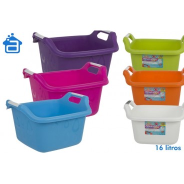 BASSINE 16L - 6 ASS ( 12 PIECES)