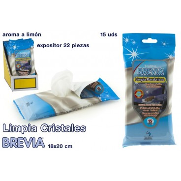 027206 - 15 LINGETTES TABLEAU DE BORD - BREVIA ( 22 PIECES)
