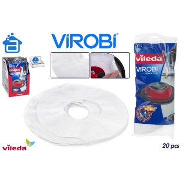 136132 - PACK 20 RECHANGES VIROBI - VILEDA ( 8 PIECES)