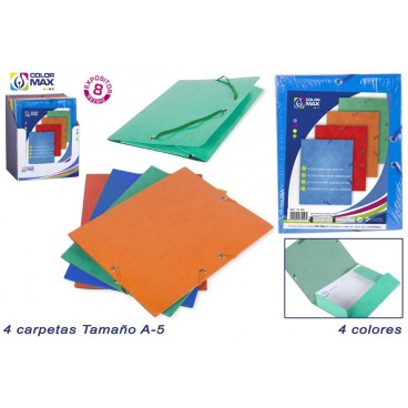 PACK 4 CHEMISES ÉLASTIQUE 1/4 - 4 ASS - DISPLAY 8 PACK ( 32 PIECES)