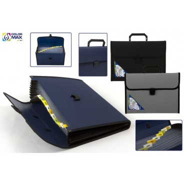 VALISETTE TRIEUR 13 COMPARTIMENTS - 3 ASS ( 12 PIECES)