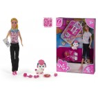 POUPÉE MANNEQUIN AVEC MACOTTE - 2 ASS ( 12 PIECES)