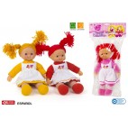 POUPÉE SONS DANS SAC - 3 ASS - ESPAÑOL +24M ( 12 PIECES)