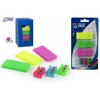 BLISTER 3 EFFACEURS + 3 TAILLE-CRAYONS ( 48 PIECES)