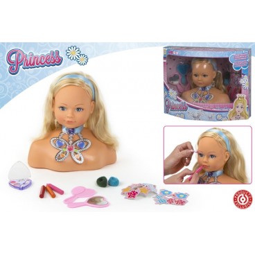 BUSTE MAQUILLAGE COLOR BABY - PRINCESS ( 6 PIECES)