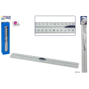 RÈGLE ALUMINIUM 30 CM ( 48 PIECES)