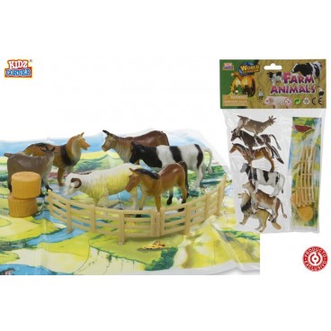 SAC ANIMAUX FÊRME AVEC ACCÉSSOIRES - 3/S ( 24 PIECES)