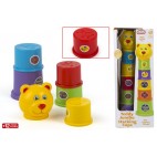 JEU DE VERRES JUMBO À EMBOÎTER +12 MOIS ( 12 PIECES)