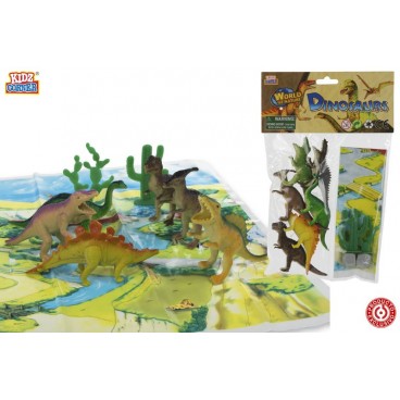 SAC DINOSAURES AVEC ACCÉSSOIRES - 3/S ( 24 PIECES)