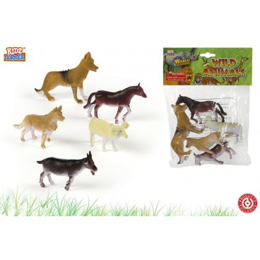 SAC 5 FIGURINES ANIMAUX FÊRME ( 24 PIECES)