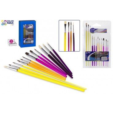 SET 12 PINCEAUX ( 48 PIECES)