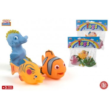 SAC 3 ANIMAUX MARINS VINYLE ( 24 PIECES)