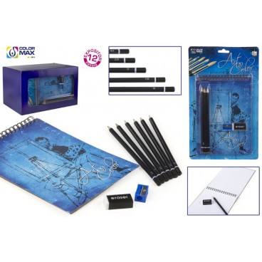 BLISTER SET DESSIN ( 48 PIECES)