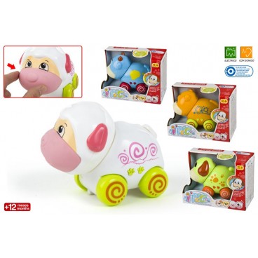 MASCOTTE LUMIÈRE ET SONS - IPET 4 ASS +12M ( 12 PIECES)